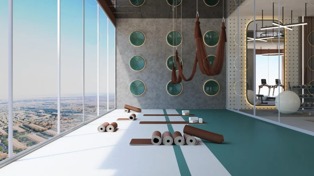 Samana Barari Lagoons gym