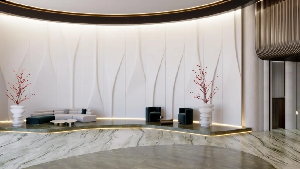 Samana Barari Lagoons lobby