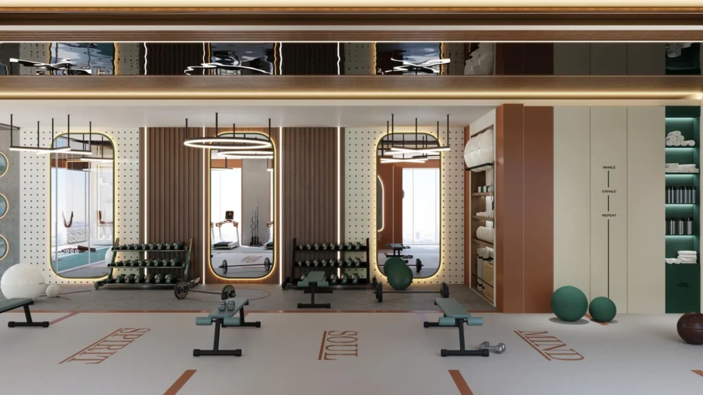 Samana Barari Lagoons gym