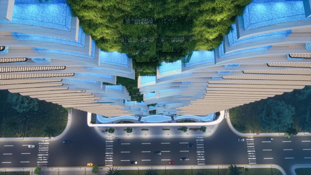 Samana Barari Lagoons building exterior