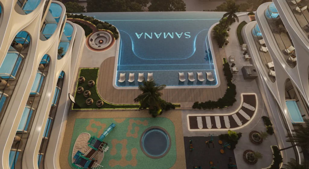 Samana Boulevard Heights aerial view