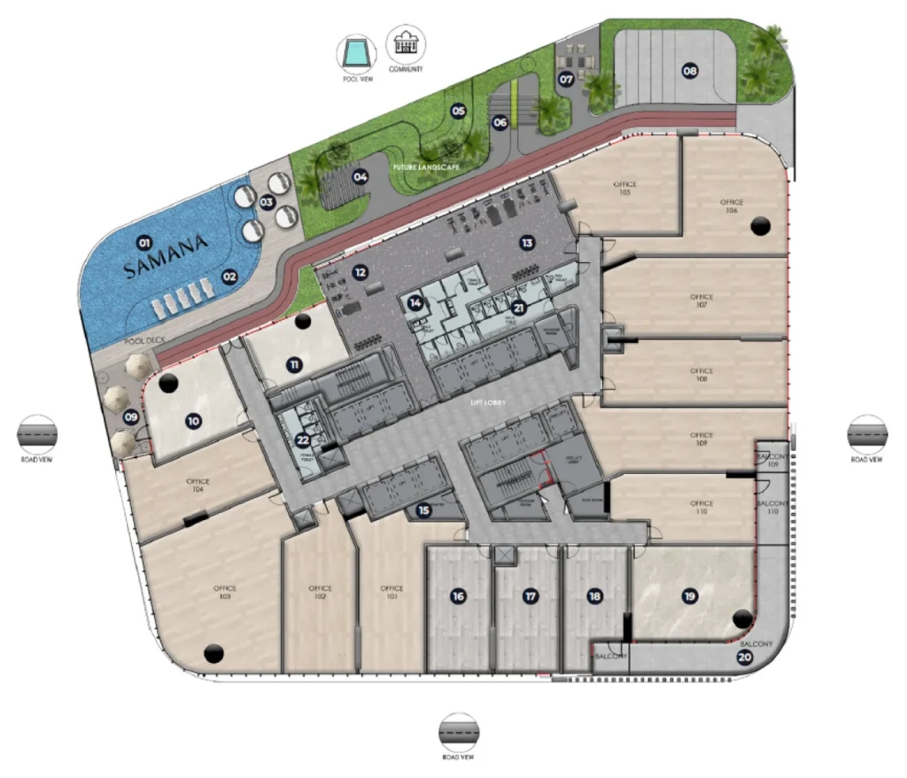 Samana Business Hub masterplan