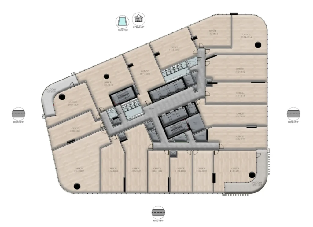 Samana Business Hub floorplan