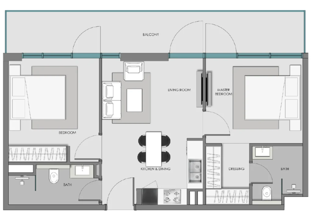 Samana Hills South 2 floorplan