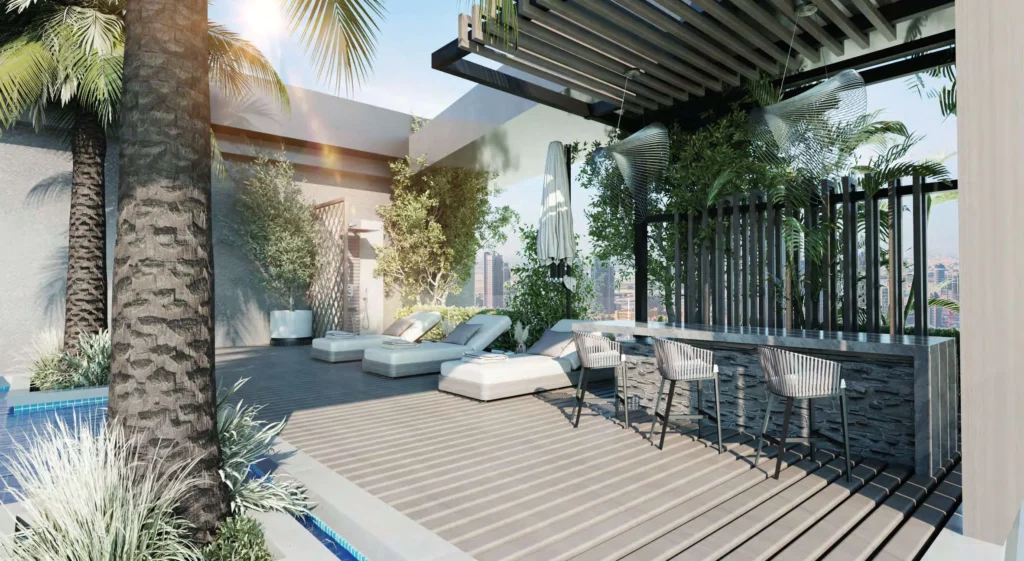 Saray Prime Residence by Unique Saray Properties L.L.C | Unique Saray Development in DubaiLand Residence Complex