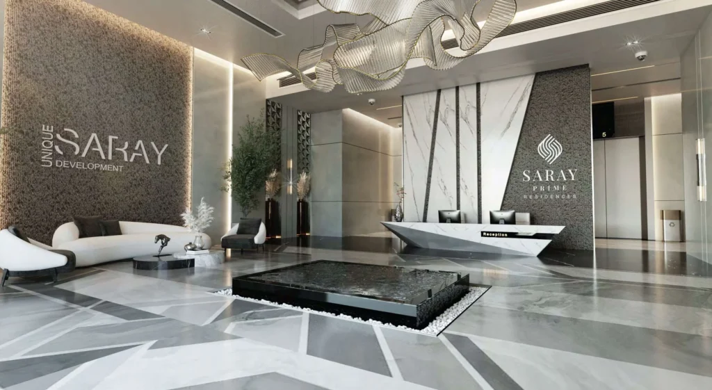Saray Prime Residence by Unique Saray Properties L.L.C | Unique Saray Development in DubaiLand Residence Complex