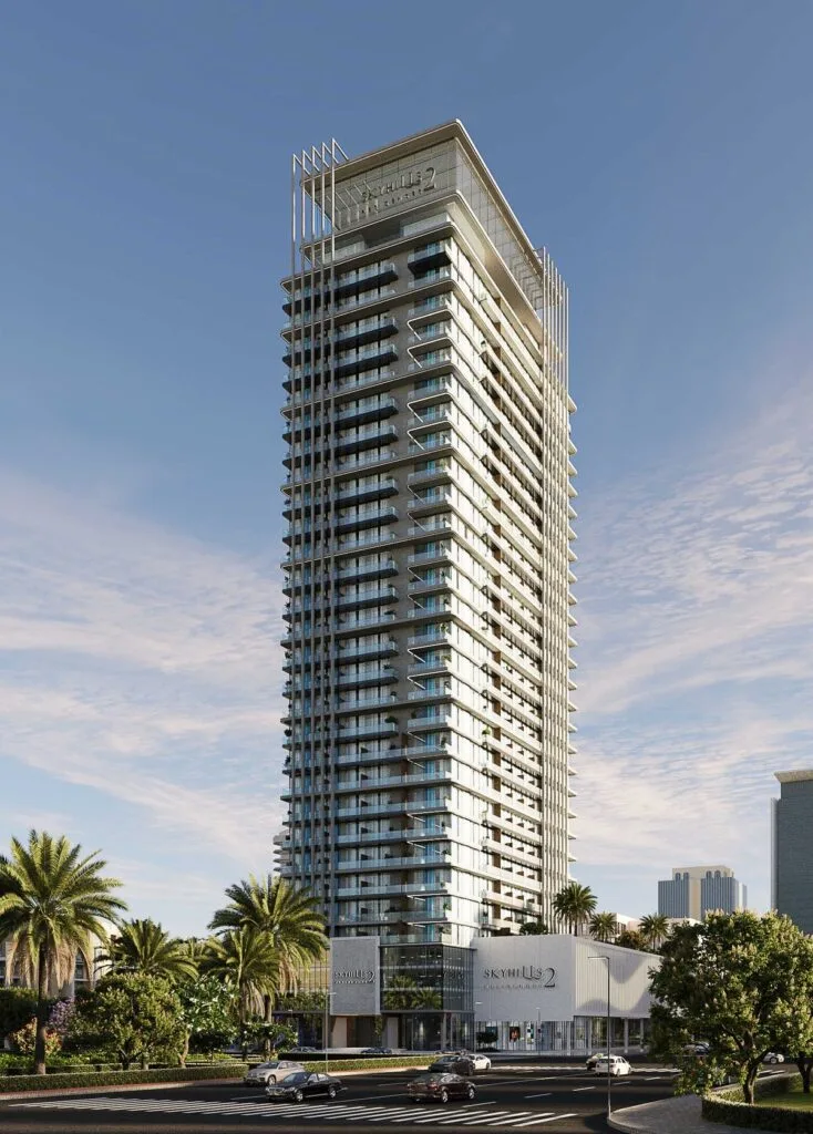 Skyhills Residences 2 tower in Jumeirah Village Circle, Dubai