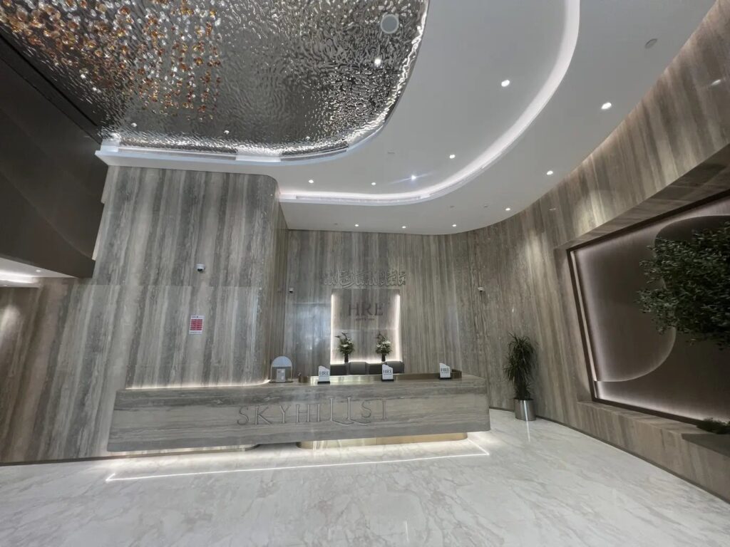 Skyhills Residences completed lobby reception