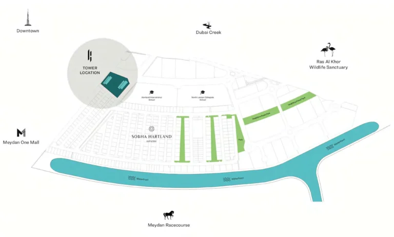 Sobha Creek Vistas Heights floor plan Мастер-план