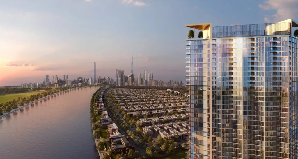 Sobha Reserve by Sobha Realty, Dubai — aerial view