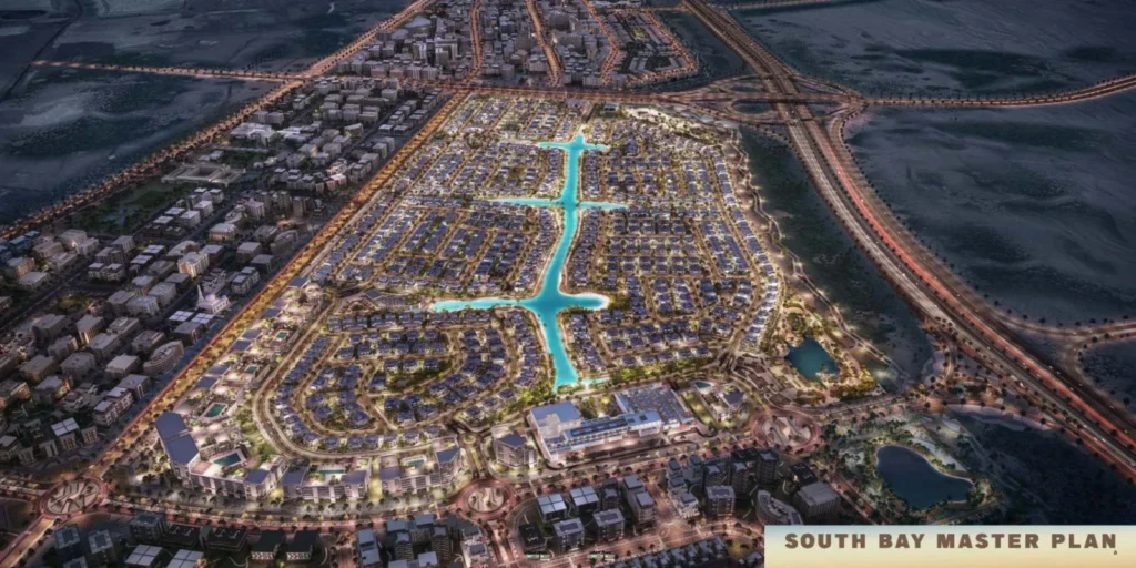 South Bay 1 in Dubai — aerial view