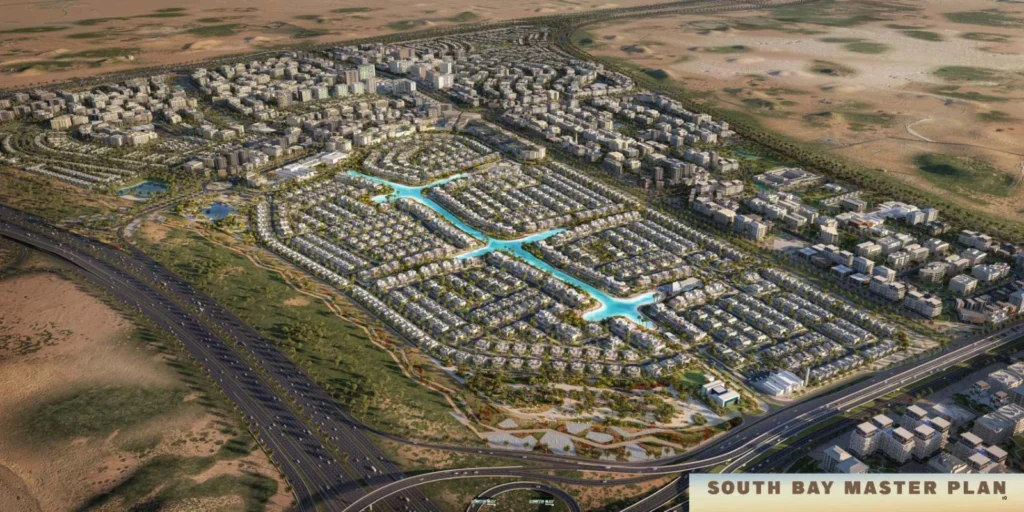 South Bay 1 in Dubai — aerial view