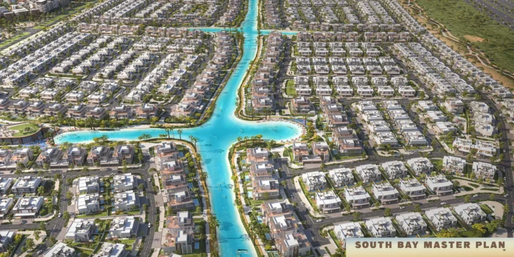 South Bay 1 in Dubai — aerial view