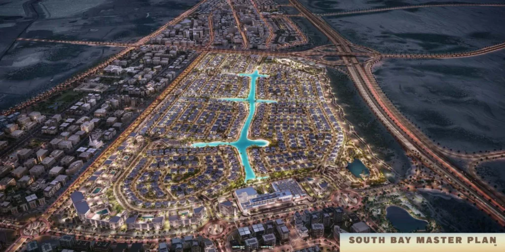 South Bay 1 in Dubai — aerial view