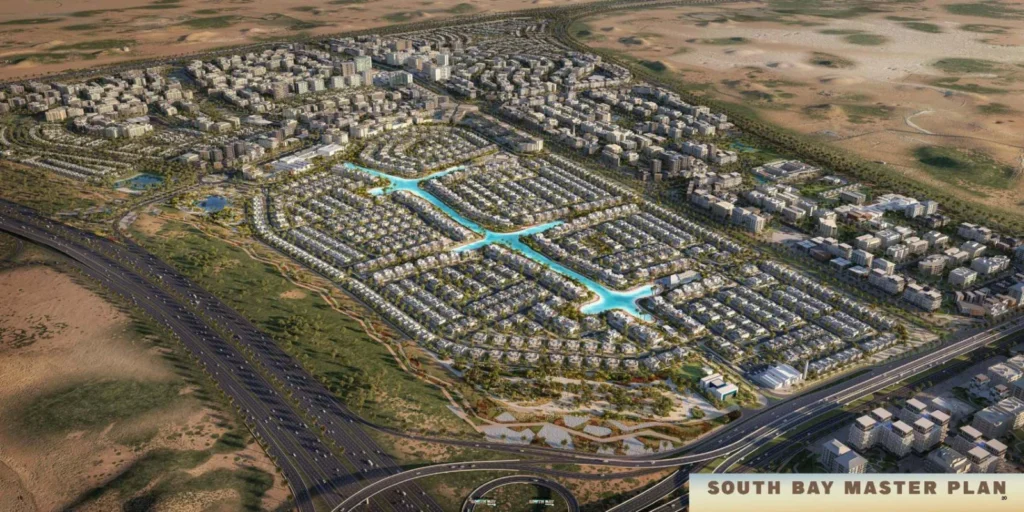 South Bay 1 in Dubai — aerial view