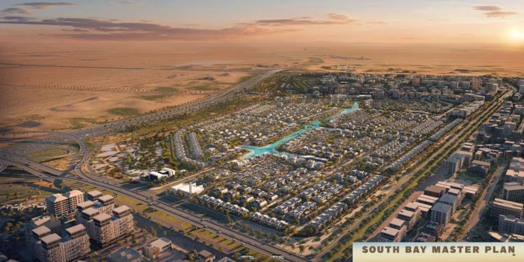 South Bay 1 in Dubai — aerial view
