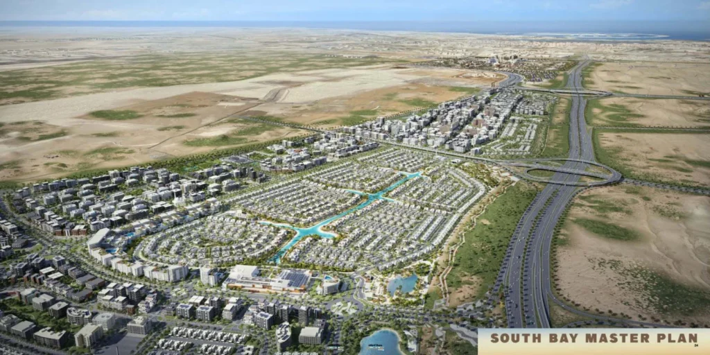 South Bay 1 in Dubai — aerial view