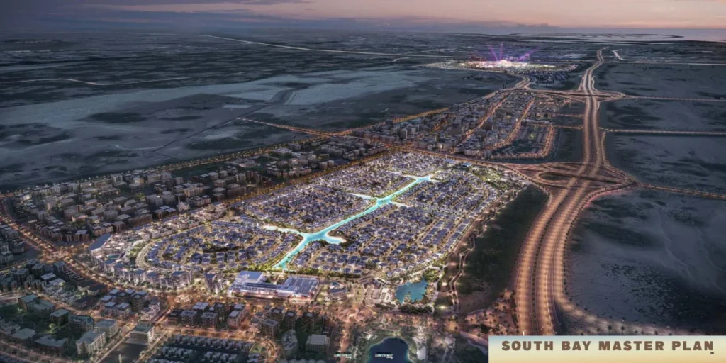 South Bay 1 in Dubai — aerial view