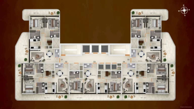 Symbolic Zen Residences floor plan Поэтажный план