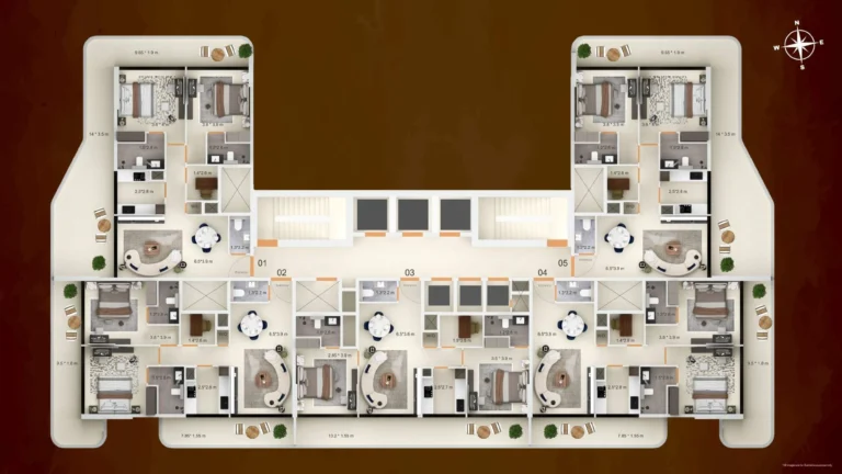 Symbolic Zen Residences floor plan Поэтажный план