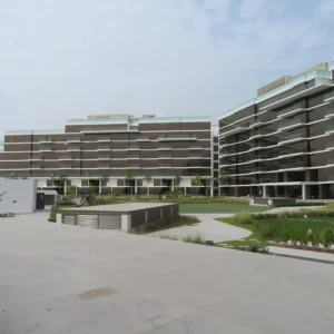 terraced facade, The 8, Palm Jumeirah, Dubai