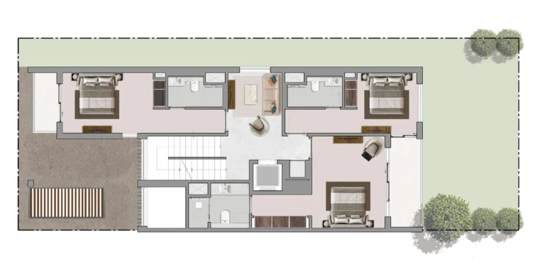 The Brooks At Sobha Sanctuary floor plan 3 BR