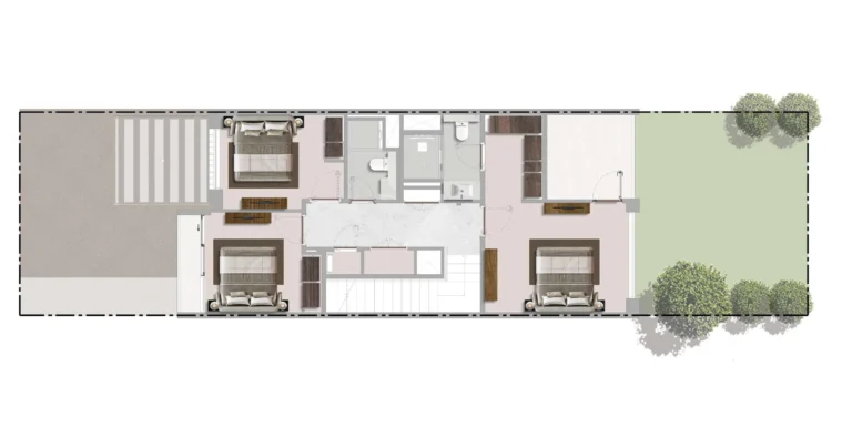 The Brooks At Sobha Sanctuary floor plan 3 BR