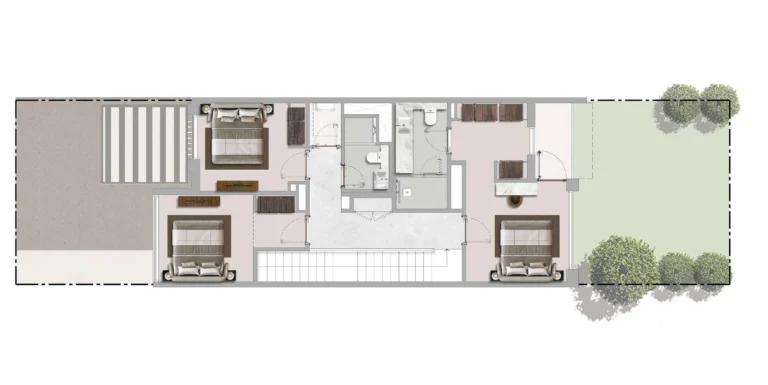 The Brooks At Sobha Sanctuary floor plan 3 BR