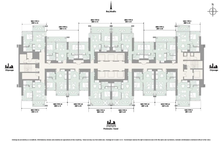 The Edge Business Bay floor plan Поэтажный план
