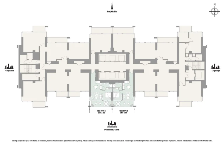 The Edge Business Bay floor plan Поэтажный план