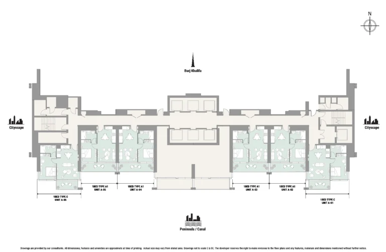 The Edge floor plan Typical floor plate