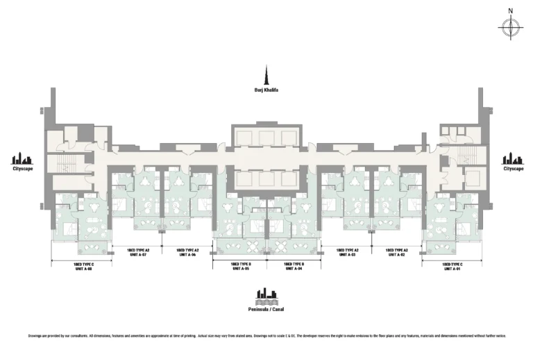 The Edge floor plan Typical floor plate