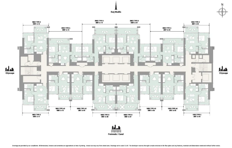 The Edge floor plan Поэтажный план