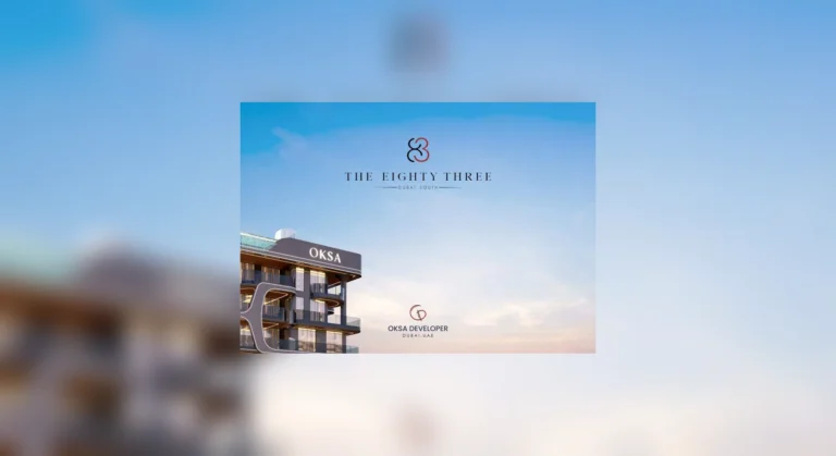 The Eighty Three by OKSA Developer in Dubai South Residential District