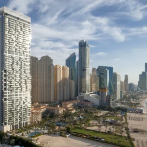The One JBR tower on the Jumeirah Beach Residence beachfront, Dubai