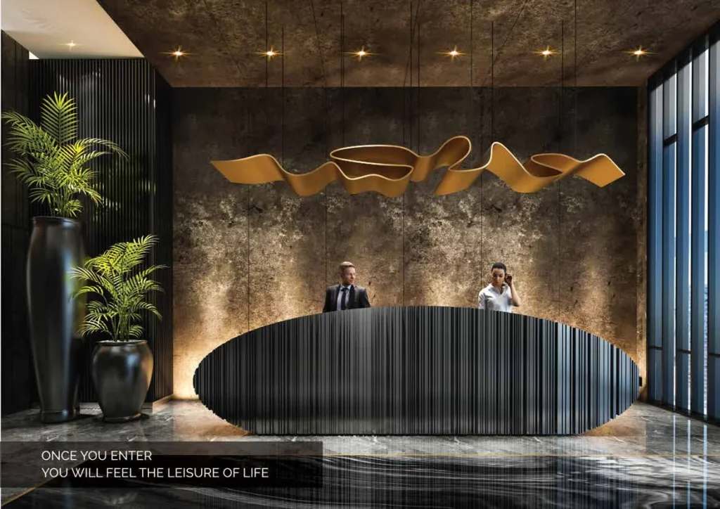 The V Tower in DubaiLand Residence Complex