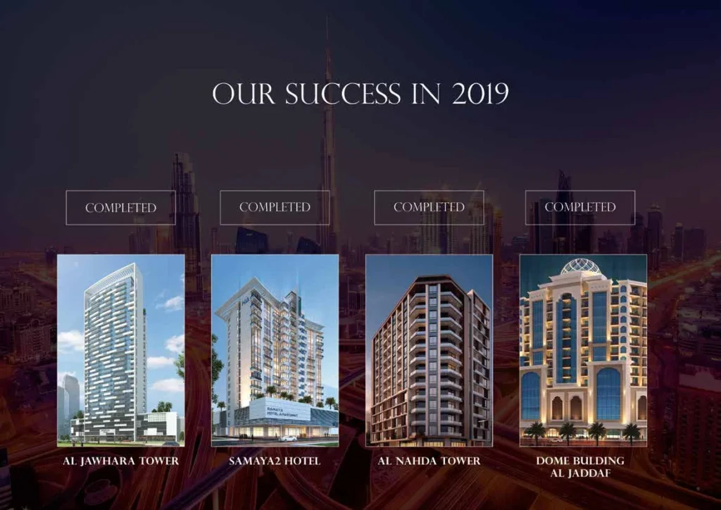 The V Tower in DubaiLand Residence Complex