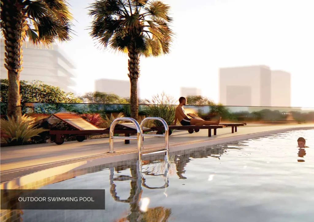 The V Tower in DubaiLand Residence Complex
