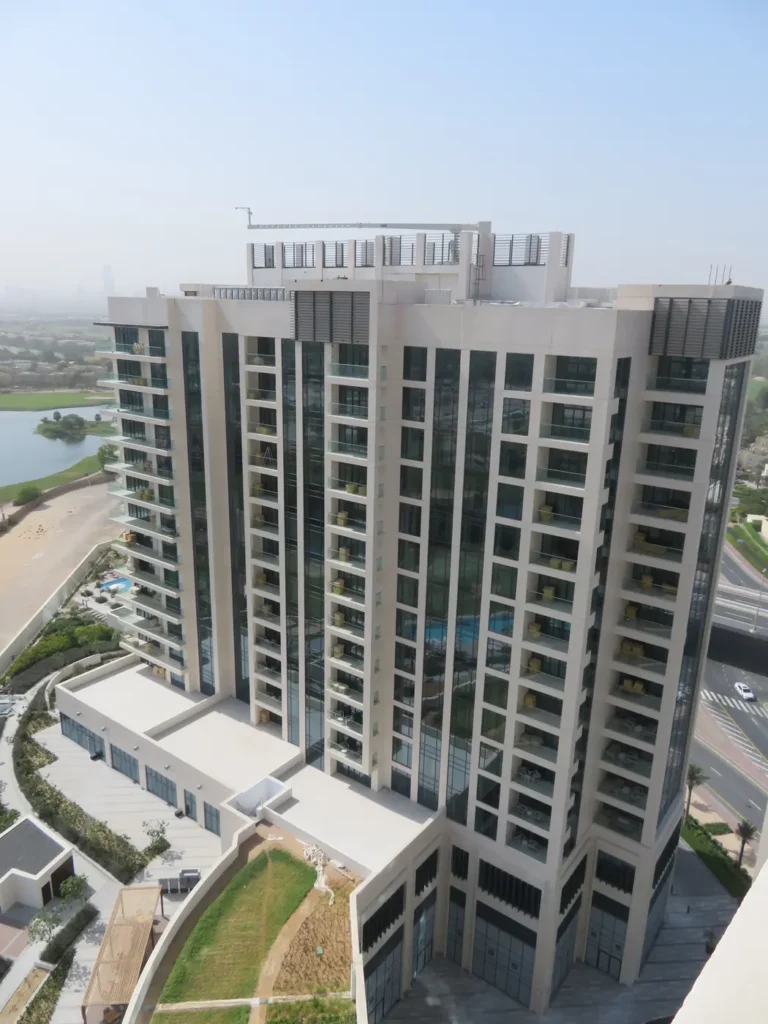 Vida Residences tower aerial, Vida Residences 3 & 4 - The Hills, The Hills, Dubai