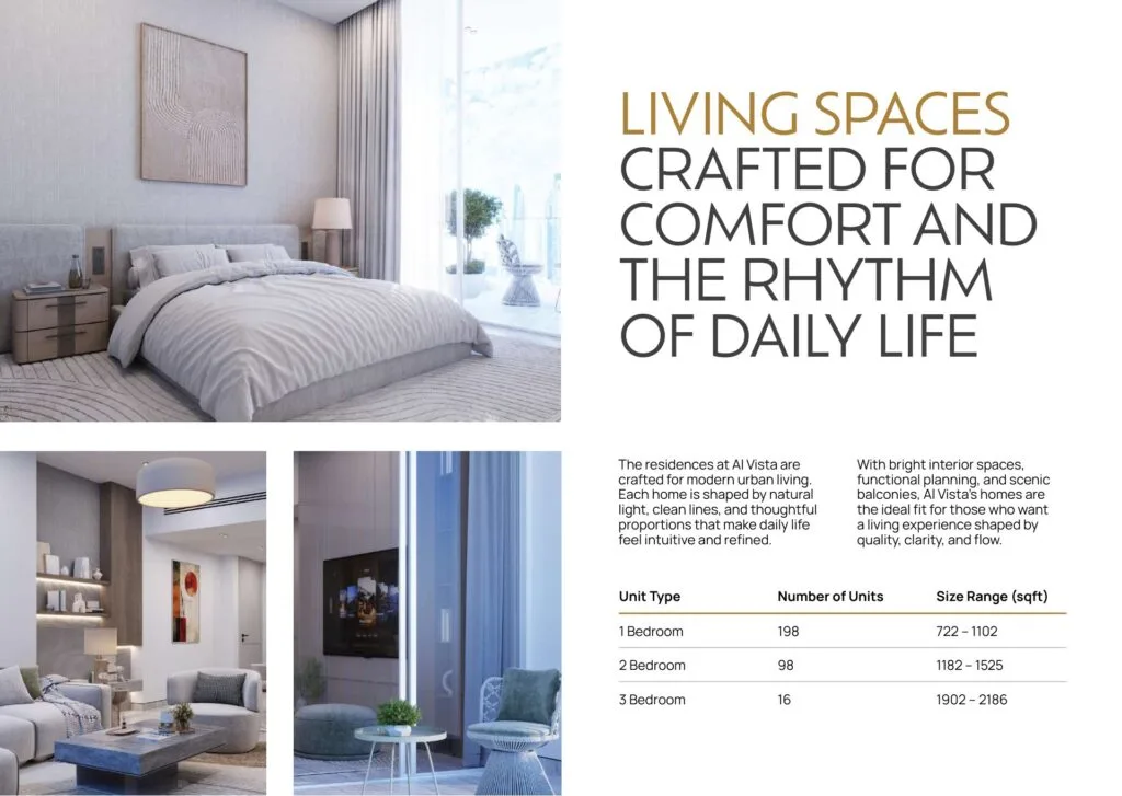 Bedroom, living room, and balcony with furniture and decor