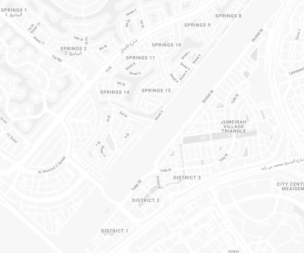 Map showing location of Winner Tower near Bin Zayed Road E311