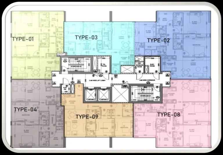 Whitecliffs Residences floor plan Typical floor plate