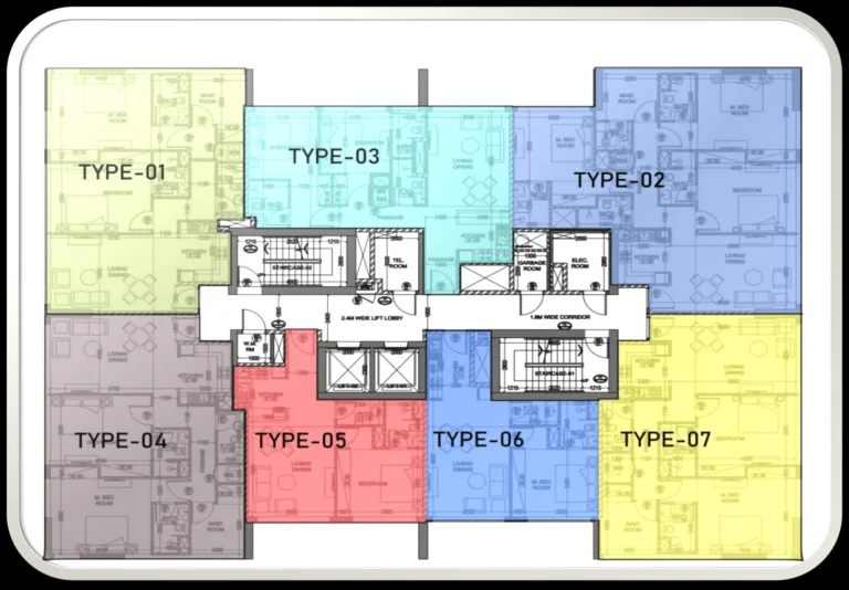 Whitecliffs Residences floor plan Typical floor plate